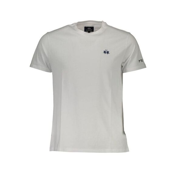 La Martina White Cotton Men's Men's T-Shirt